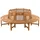 CLP Baumbank 250 x 92 x 250 cm Braun