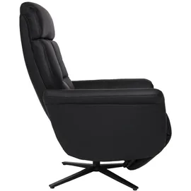Mendler Relaxsessel HWC-L10, Design Fernsehsessel TV-Sessel Liegesessel, Liegefunktion drehbar, Voll-Leder ~