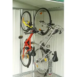 Biohort Fahrradhalter bikeMax für Gartenhaus Europa Silber