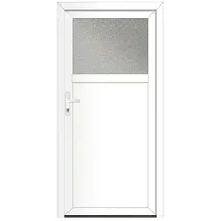 Solid Elements Nebeneingangstür 8002  (88 x 198 cm, DIN Anschlag: Links, Weiß)