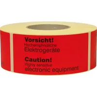 TransPak Hinweis Etiketten Senitive electronic