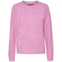 Vero Moda Damen Vmdoffy LS O-NECK Pastel Lavender Melange L