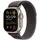 Apple Watch Ultra 2 GPS + Cellular 49 mm Titangehäuse natur, Trail Loop blau/schwarz M/L