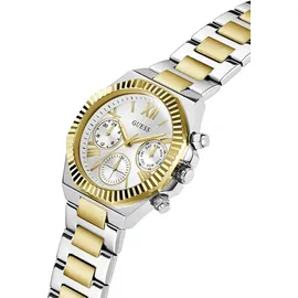 GUESS Damen Multifunktionsuhr EQUALITY GW0769L3 Silber und Gold - Silber