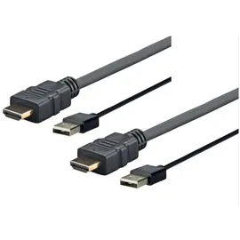 Vivolink Adapterkabel USB männlich zu HDMI männlich 2 m Schwarz