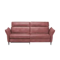 Hukla Sofa 3-sitzig Solea ¦ rosa/pink ¦ Maße (cm): B: 224 T: 95