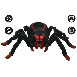 Lexibook Lexibook, Ferngesteuerte realistische Tarantel/Spinne, 8 haarige Beine, 2 Mandibeln, Lichteffekte in den Augen, inkl. Fernbedienung, SPIDER01
