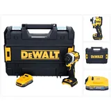 DeWalt DCF 850 NT Akku Schlagschrauber 18 V 205 Nm 1/4" Brushless + 1x Akku 1,7 Ah + TSTAK - ohne Ladegerät