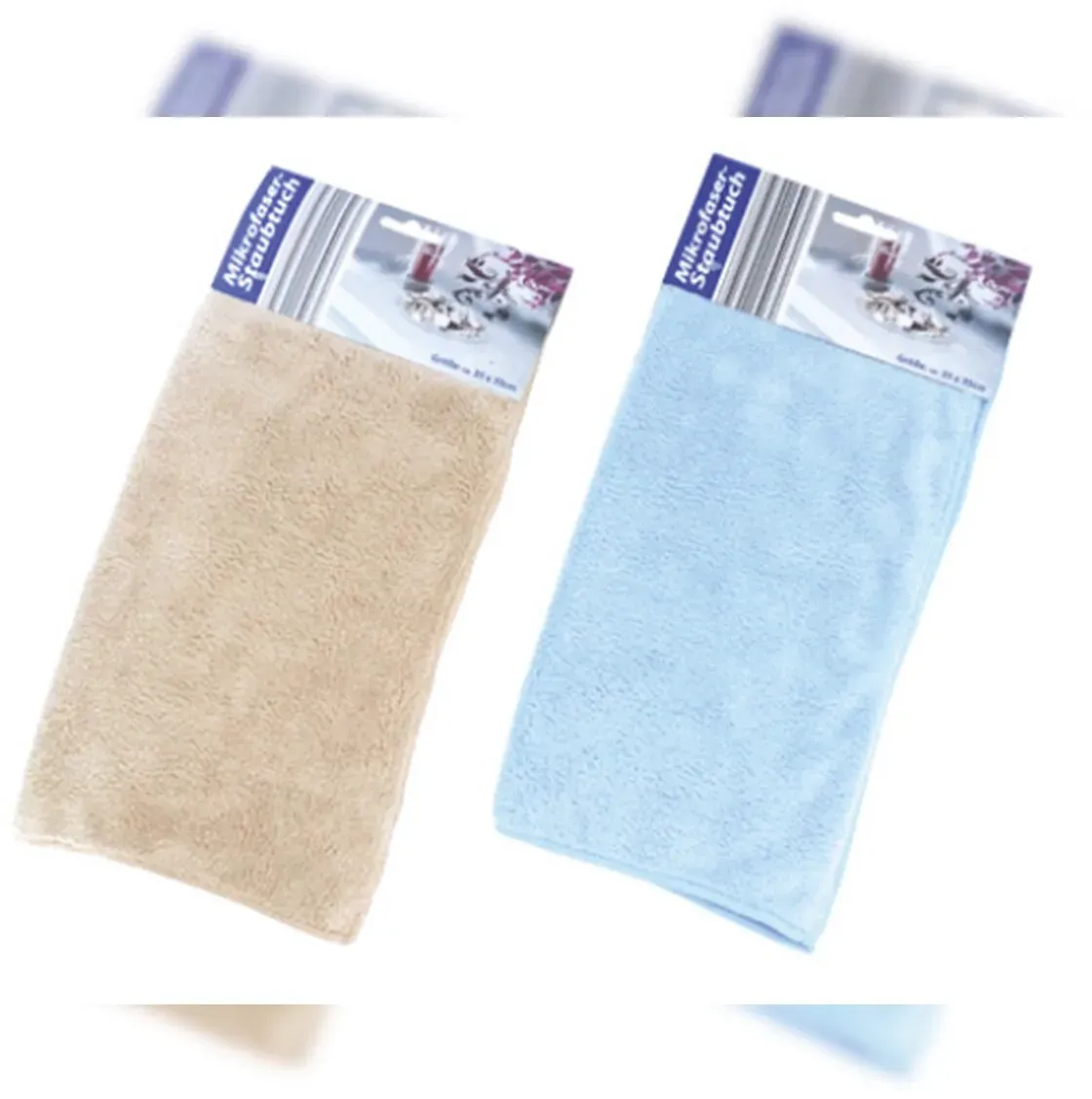 Mikrofaser Staubtuch Reinigungstuch Staubwischer Poliertuch 86 Prozent Polyester 14 Prozent Polyamid ca 35x35cm Farbe nicht wählbar
