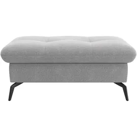 sit&more Polsterhocker Amica mit Stauraum 102 x 47 x 69 cm Grau