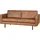 Woood Couch Recycling-Lederfaser-Verbundstoff 3-Sitzer Braun