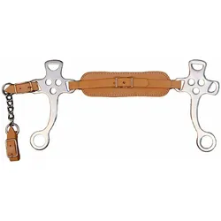 Hackamore mit kurzen Bügeln Tattini braun|silber No Size