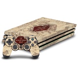 Head Case Designs Offizielle Harry Potter Die Karte Des Marauders Grafiken Vinyl Haut Gaming Aufkleber Abziehbild Abdeckung kompatibel mit Sony PlayStation 4 PS4 Pro Console and DualShock 4 Controller