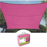 Perel Sonnensegel rechteckig 2 x 3 m Fuchsia