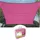 Perel Sonnensegel rechteckig 2 x 3 m Fuchsia