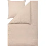 Estella Bettwäsche Andriano natur 155x200 cm | 80x80 cm - beige