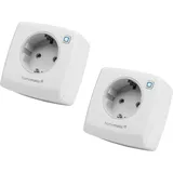 eQ-3 HOMEMATIC IP 157338A0, Schaltsteckdose, 2 Stück