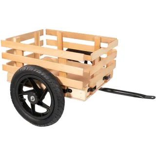 Lemodo Anhänger mit Luftreifen für Gokart, Trailer für Kinderfahrzeuge, Einachshänger