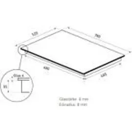 oranier küchentechnik gmbh Oranier Kochfeldabzug mit Induktion 78 cm EEK A 7,0 kW KFA390