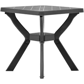vidaXL Bistrotisch 70 x 70 x 72 cm Anthrazit