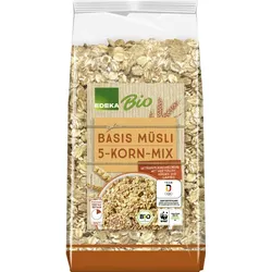 EDEKA Bio Basis Müsli 5-Korn-Mix 750G
