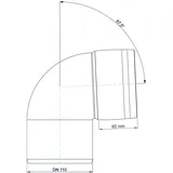 POLOPLAST POLO KAL XS DN 110/87Grad