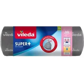 Vileda Müllbeutel SUPER+ 20,0 l grau, 15 St.