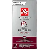 10 Illy Kaffee Intenso Espresso Kapseln Pads Kompatibel Maschinen Nespresso