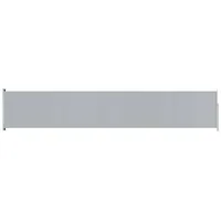 vidaXL Seitenmarkise Ausziehbar 117 x 600 cm Grau Polyester
