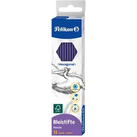 Pelikan Bleistift B 12 St. Blau