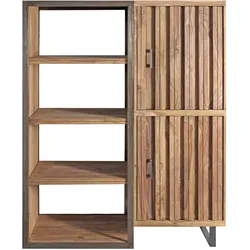 WOLFMÖBEL Highboard Adana Holz Braun Sheesham