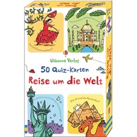 Usborne Verlag 50 Quiz-Karten: Reise um die Welt