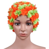 Schwimmen-Hut-Kappen-Blumen-Blumenblatt, das handgemachte Frauen-beiläufige Wassersport-Schwimmen-Hut näht