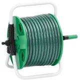 vidaXL Schlauchtrommel, Freistehend mit 50 m Schlauch PVC
