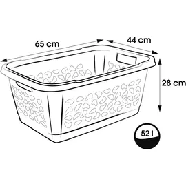 KEEEPER Wäschekorb Jost, Nordic Grey