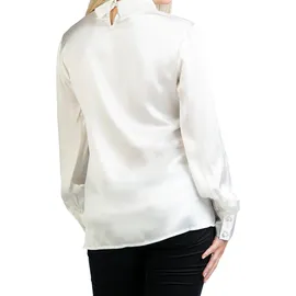 Posh Gear Seidenbluse Satinoseta Weiß XXL