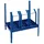 OEM Regalelement LOGS 150 H520xB540xT390mm blau RAL 5022 ausklappbar