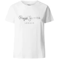 Pepe Jeans Leticia Kurzarm-T-Shirt White XS