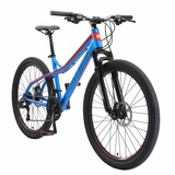Bikestar Hardtail Aluminium Mountainbike 21 Gang Shimano RD-TY300 Schaltwerk, Kettenschaltung, 83493305-41 blau