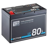 ECTIVE LC 80L 12V LiFePO4 Lithium Versorgungsbatterie 80Ah
