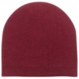 Yanopurna Strickmütze Kaschmir Mütze Beanie glatt rot