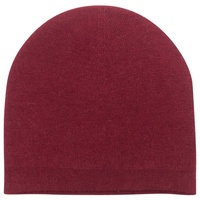 Yanopurna Strickmütze Kaschmir Mütze Beanie glatt rot