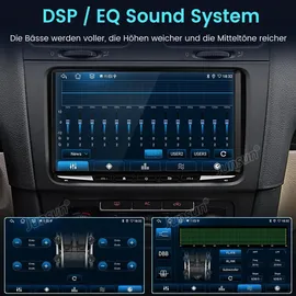 junsun Android Autoradio 4+64GB für VW Golf 7/Passat/Tiguan/Jetta/Polo/Beetle