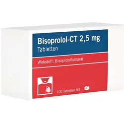 Bisoprolol-ct 2,5 mg Tabletten 100 St