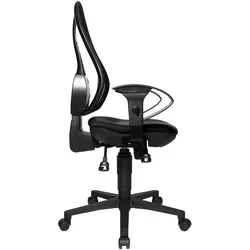 Topstar Bürodrehstuhl Open Point SY inklusive höhenverstellbarer Armlehnen schwarz