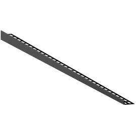 Aquabad Edelstahl Gefälleprofil Clive für begehbare Dusche in Schwarzmatt 120cm, rechtsversion, Kantenhöhe 14mm