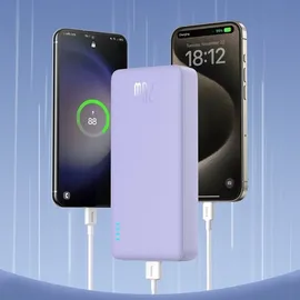 Baseus Airpow PPAP20K, Lithium Polymer (LiPo), 20000 mAh, Violett