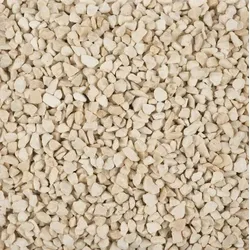 EDZARD Dekogranulat Dekosteine (2-3 mm), 2 kg, Farbe Creme, warme Farbe, wasserfest, staubfrei
