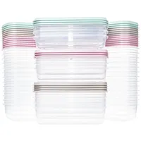 QILZO 36 Frischhaltedosen mit deckel 250 ml, BPA-frei, mikrowellen und spülmaschinenfest, Gefrierschrank, Gefrierdosen Wiederverwendbarer, vorratsdosen, Aufbewahrungsbox Küche, Lebensmittelbehälter