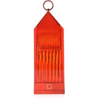 Kartell Lantern LED-Tischleuchte 9,5x31x9,5 cm - Rot